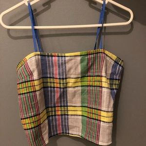 UO Jenni Linen Square Neck Cami